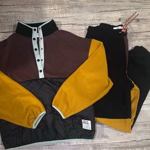 Twik Patchwork Sweatsuit/Jogging Suit